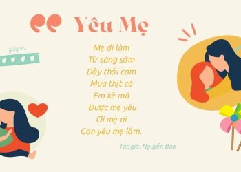 Yêu mẹ | Bài thơ Yêu mẹ (Nguyễn Bao)