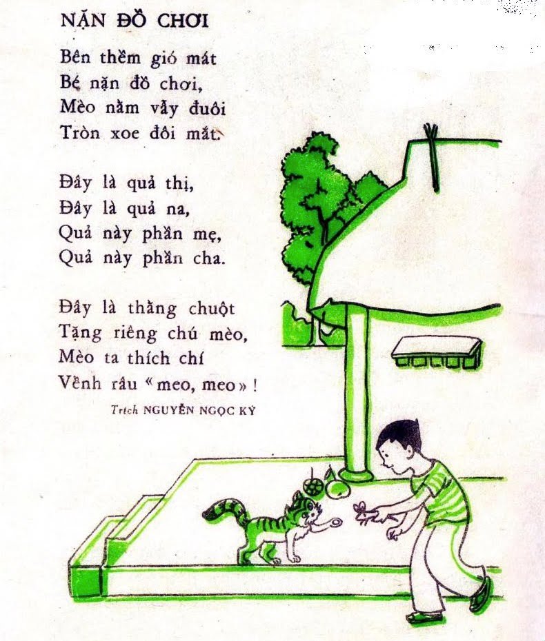 Bài thơ Nặn đồ chơi (SGK Tiếng Việt 1)