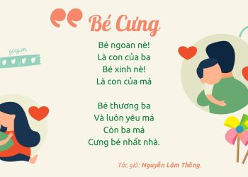 Bé cưng | Bài thơ Bé cưng (Nguyễn Lãm Thắng)