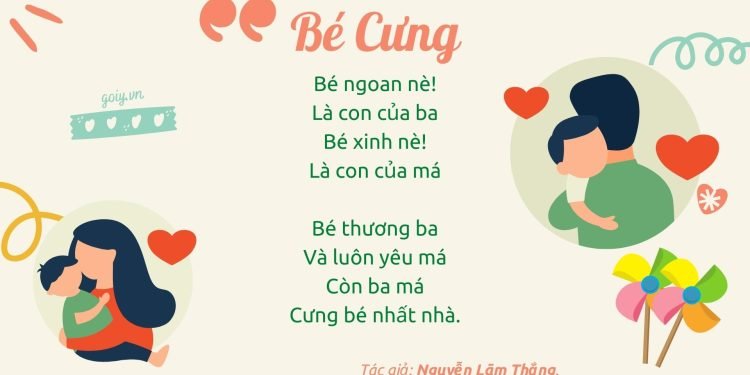 Bé cưng | Bài thơ Bé cưng (Nguyễn Lãm Thắng)