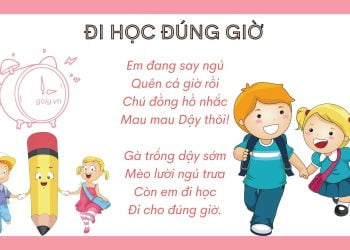 Đi học đúng giờ | Bài thơ Đi học đúng giờ (Chiếc đồng hồ)