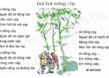 Bài hát trồng cây | Bài thơ Bài hát trồng cây