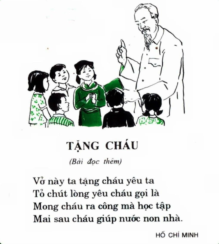 Tặng cháu | Bài thơ Tặng cháu (Hồ Chí Minh)