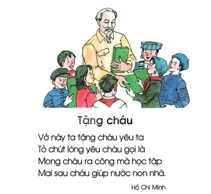 Tặng cháu | Bài thơ Tặng cháu Nông Thị Trưng (Hồ Chí Minh)