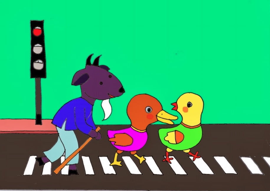 Đi chơi phố | Bài thơ Đi chơi phố: Vịt cùng gà, Đi chơi phố