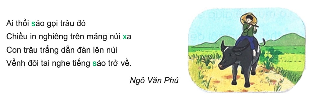 Trâu đồi | Bài thơ Trâu đồi (SGK Tiếng Việt lớp 2)
