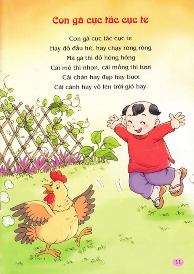 Đồng dao Con gà cục tác cục te | GợiÝ.vn