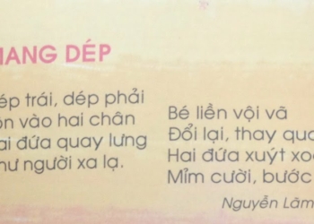 Mang dép | Bài thơ Mang dép (Nguyễn Lãm Thắng)