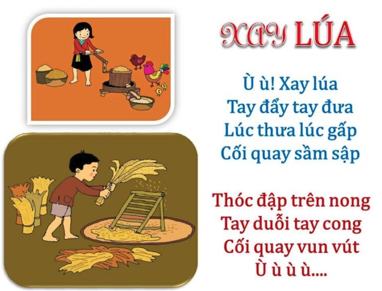 Xay lúa | Đồng dao Xay lúa | GợiÝ.vn